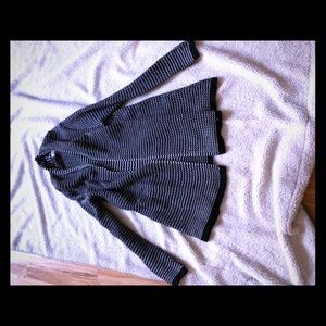 Black and white sweater